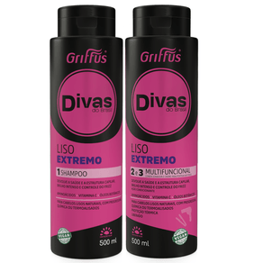 Kit-Liso-Extremo-Divas-Shampoo---Multifuncional-500ml