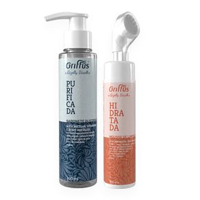 Kit-Griffus-by-Gizelly-Espuma-Hidratada-180ml---Sabonete-Facial-200ml