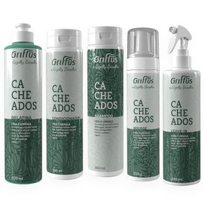 Kit-Griffus-by-Gizelly-Shampoo-300ml---Condicionador-300ml---Mouse-200g---Leave-In-240ml