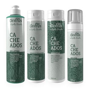 Kit-Griffus-by-Gizelly-Shampoo-300ml---Condicionador-300ml---Mouse-200g---Gelatina-400ml